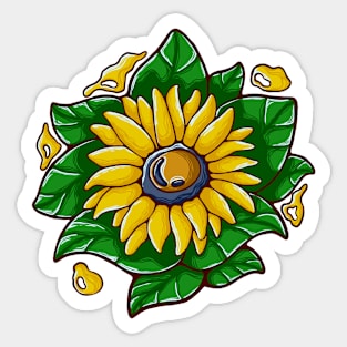 the sunflowers Sticker